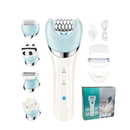 5-in-1 Electric Epilator for Women – Face Masks